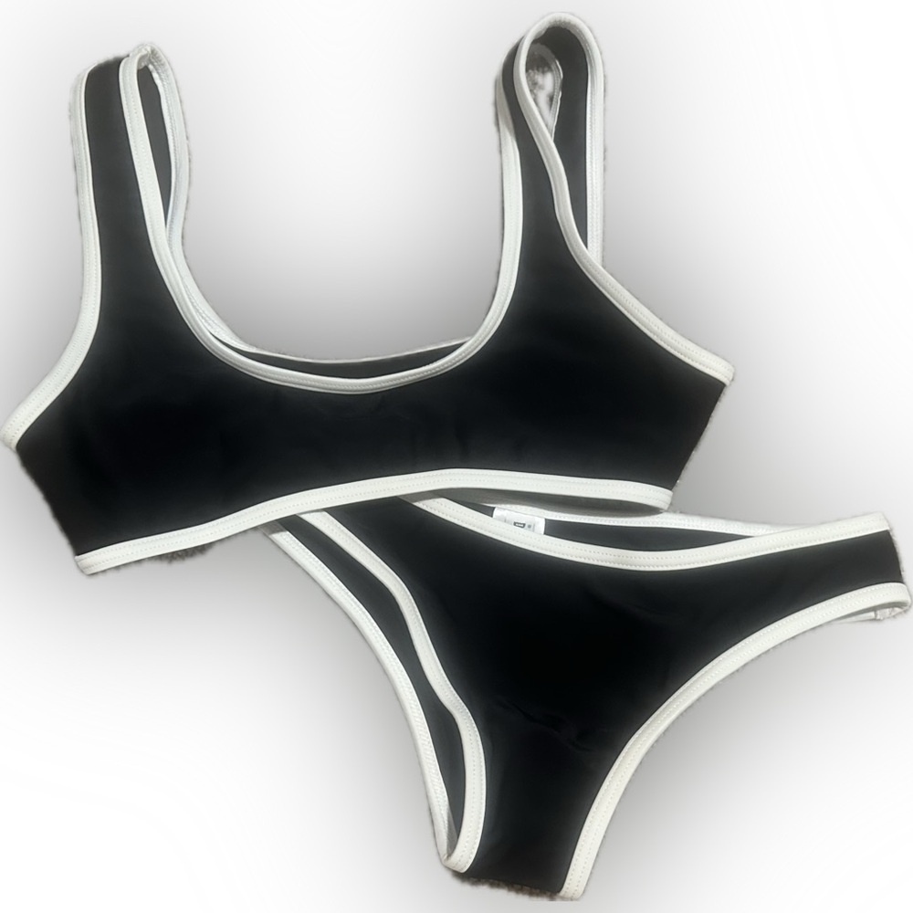 Fashion Nova Black and White Bikini